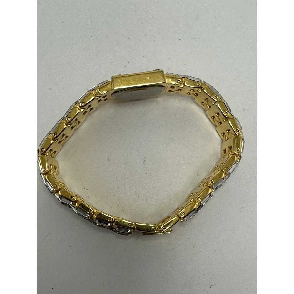 Xanadu Pave Crystal New‎ Battery Ladies MOP Watch 19MM 7.25